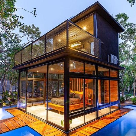 Tiny House En La Selva Con Cenote Natural Privado Tulum Exterior photo