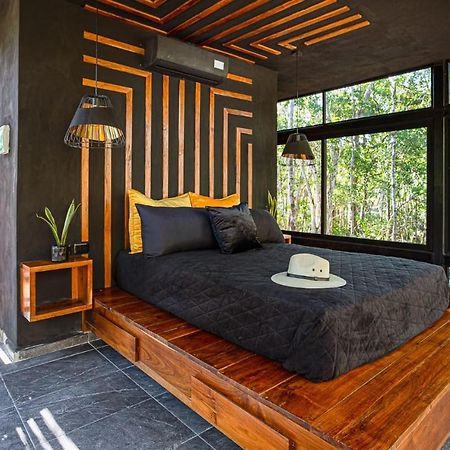 Tiny House En La Selva Con Cenote Natural Privado Tulum Exterior photo