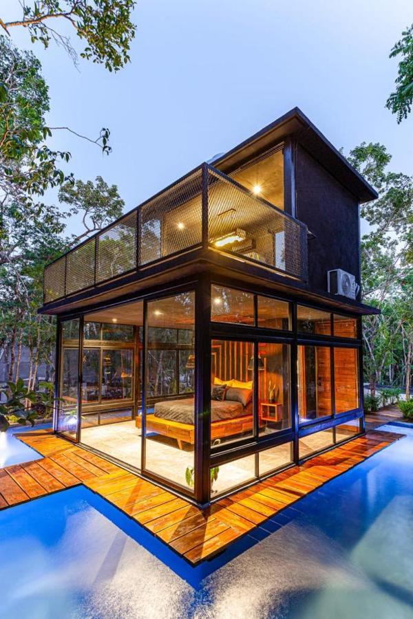 Tiny House En La Selva Con Cenote Natural Privado Tulum Exterior photo