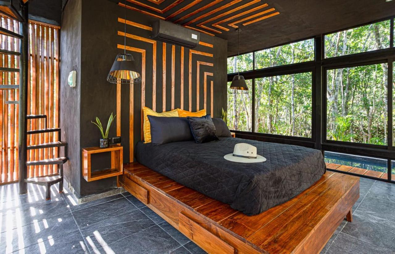 Tiny House En La Selva Con Cenote Natural Privado Tulum Exterior photo