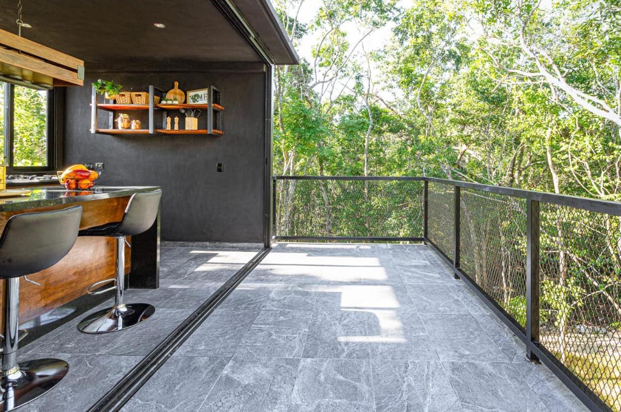 Tiny House En La Selva Con Cenote Natural Privado Tulum Exterior photo